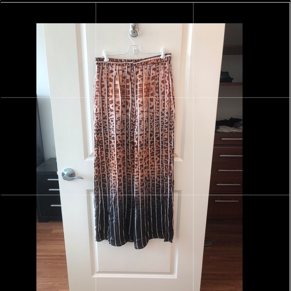 Ranees Animal Print Pants Size L